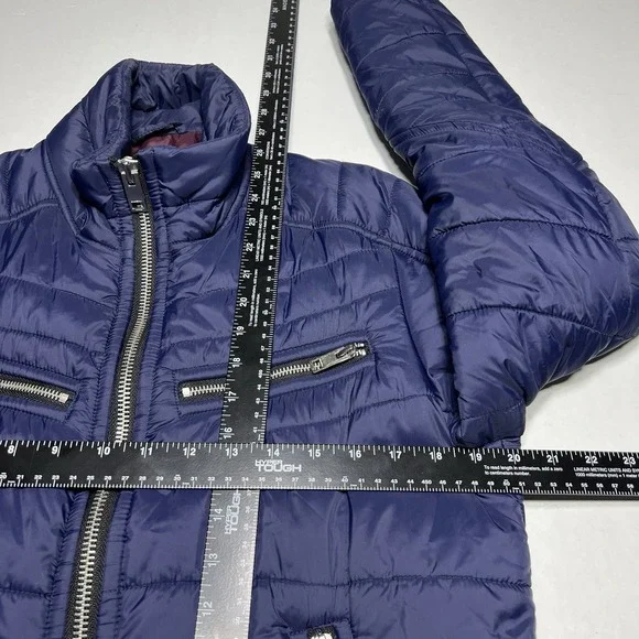 Y2K Diesel W-Izumo down‎ Quilted Biker Style jacket Blue Men's Size Small Sz S